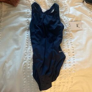 Women’s Navy Dolfin Performance Swimsuit (One Piece)